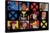 Marvel Comics - The X-Men - 90s Animated Grid-Trends International-Stretched Canvas