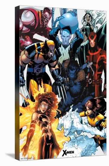 Marvel Comics - The X-Men - Collage-Trends International-Stretched Canvas