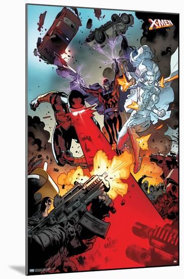 Marvel Comics - The X-Men - Cyclops Magneto Emma Frost-Trends International-Mounted Poster