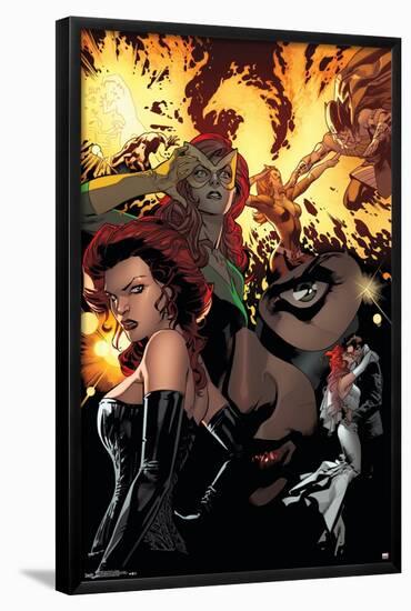 Marvel Comics - The X-Men: Dark Phoenix - Collage-Trends International-Framed Poster