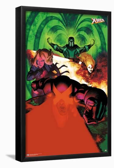 Marvel Comics - The X-Men - Emma Frost Magneto Magik Cyclops-Trends International-Framed Poster