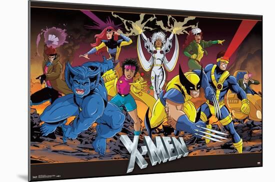 Marvel Comics - The X-Men - Group-Trends International-Mounted Poster