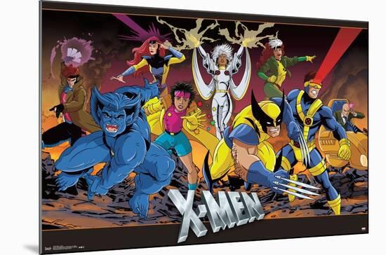 Marvel Comics - The X-Men - Group-Trends International-Mounted Poster