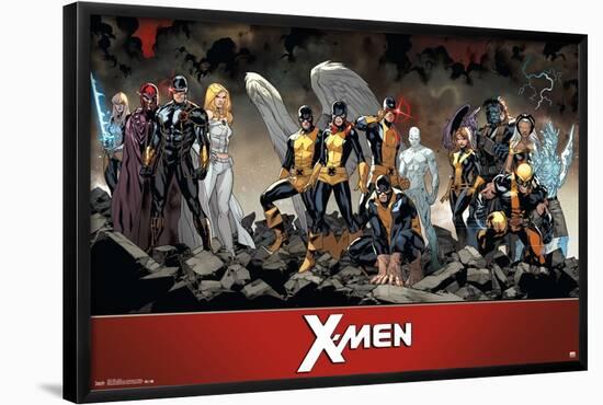 Marvel Comics - The X-Men - Team-Trends International-Framed Poster