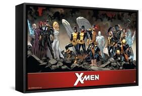 Marvel Comics - The X-Men - Team-Trends International-Framed Stretched Canvas