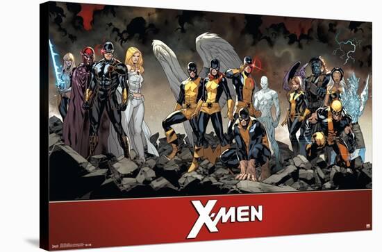 Marvel Comics - The X-Men - Team-Trends International-Stretched Canvas