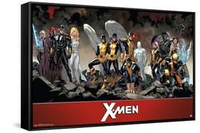 Marvel Comics - The X-Men - Team-Trends International-Framed Stretched Canvas