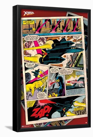 Marvel Comics - The X-Men - X-Jet Cyclops-Trends International-Framed Poster