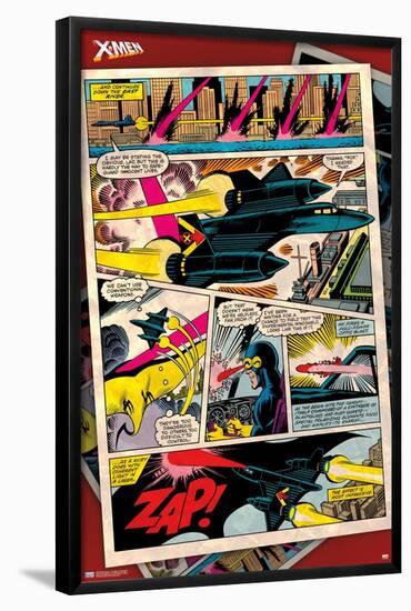 Marvel Comics - The X-Men - X-Jet Cyclops-Trends International-Framed Poster