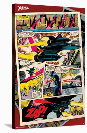 Marvel Comics - The X-Men - X-Jet Cyclops-Trends International-Stretched Canvas