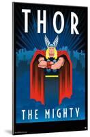 Marvel Comics - Thor - Art Deco-Trends International-Mounted Poster