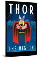 Marvel Comics - Thor - Art Deco-Trends International-Mounted Poster