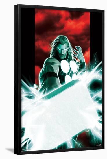 Marvel Comics - Thor - Mjolnir-Trends International-Framed Poster