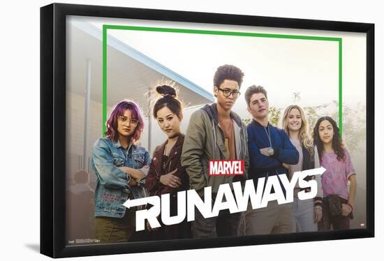 Marvel Comics TV - The Runaways - TV One Sheet-Trends International-Framed Poster