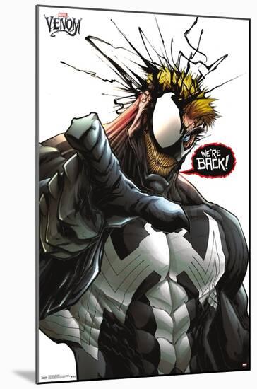 Marvel Comics - Venom - We're Back-Trends International-Mounted Poster