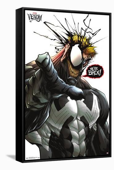 Marvel Comics - Venom - We're Back-Trends International-Framed Stretched Canvas