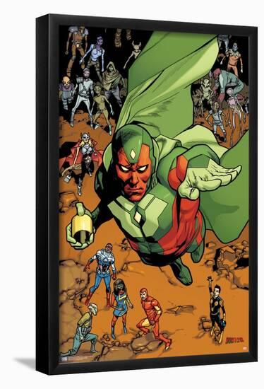 Marvel Comics - Vision - All-New, All-Different Avengers #12-Trends International-Framed Poster