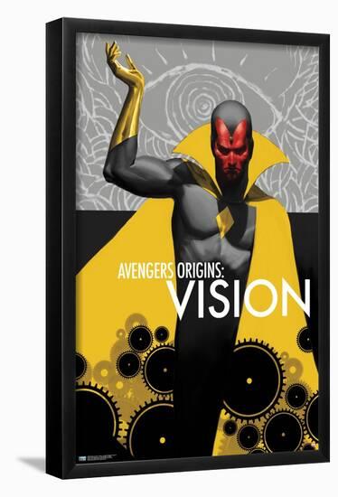 Marvel Comics - Vision - Avengers Origins: Vision #1-Trends International-Framed Poster