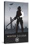 Marvel Comics - Winter Soldier - Minimalist-Trends International-Stretched Canvas