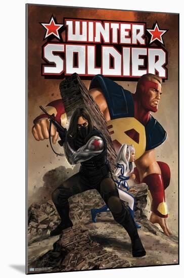 Marvel Comics - Winter Soldier - Thunderbolts #2-Trends International-Mounted Poster