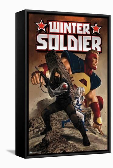 Marvel Comics - Winter Soldier - Thunderbolts #2-Trends International-Framed Stretched Canvas