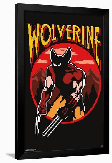 Marvel Comics - Wolverine - Retro Gaming-Trends International-Framed Poster