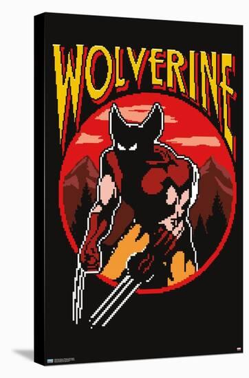 Marvel Comics - Wolverine - Retro Gaming-Trends International-Stretched Canvas