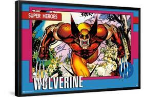 Marvel Comics - Wolverine - Trading Card-Trends International-Framed Poster