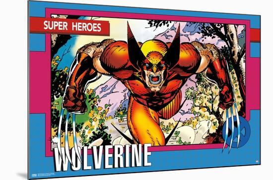 Marvel Comics - Wolverine - Trading Card-Trends International-Mounted Poster