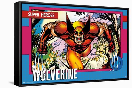 Marvel Comics - Wolverine - Trading Card-Trends International-Framed Stretched Canvas