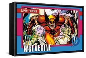 Marvel Comics - Wolverine - Trading Card-Trends International-Framed Stretched Canvas