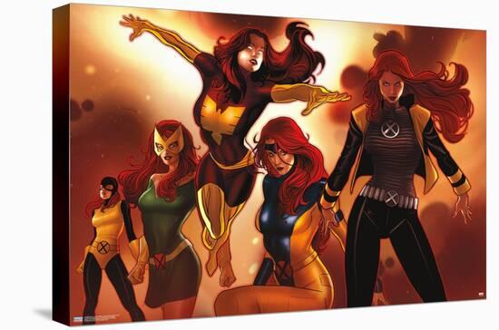 Marvel Comics X-Men - Jean  X-Men Evolutions #1-Trends International-Stretched Canvas