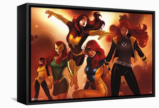 Marvel Comics X-Men - Jean  X-Men Evolutions #1-Trends International-Framed Stretched Canvas