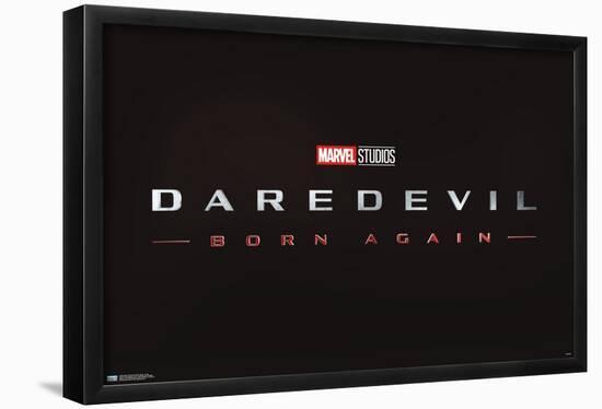 Marvel Daredevil: Born Again - Logo-Trends International-Framed Poster