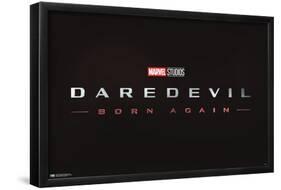 Marvel Daredevil: Born Again - Logo-Trends International-Framed Poster