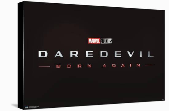 Marvel Daredevil: Born Again - Logo-Trends International-Stretched Canvas