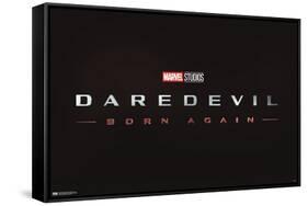 Marvel Daredevil: Born Again - Logo-Trends International-Framed Stretched Canvas