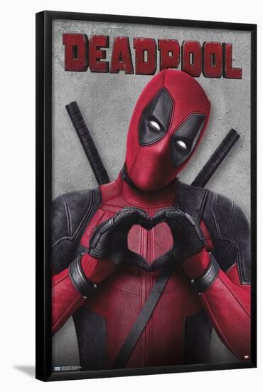 Marvel Deadpool Legacy - Heart-Trends International-Framed Poster