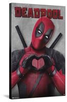 Marvel Deadpool Legacy - Heart-Trends International-Stretched Canvas