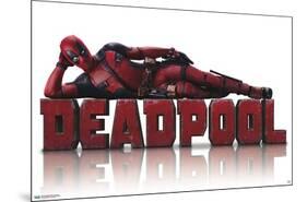 Marvel Deadpool Legacy - Lying Down-Trends International-Mounted Poster