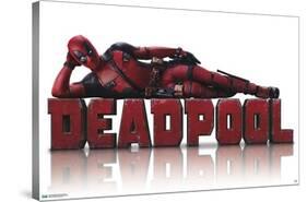 Marvel Deadpool Legacy - Lying Down-Trends International-Stretched Canvas