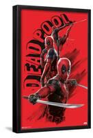 Marvel Deadpool & Wolverine - Deadpool Poses-Trends International-Framed Poster