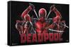 Marvel Deadpool & Wolverine - Deadpool-Trends International-Framed Stretched Canvas