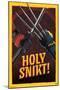 Marvel Deadpool & Wolverine - Holy Snikt!-Trends International-Mounted Poster