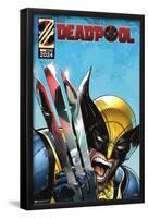 Marvel Deadpool & Wolverine - Homage Cover Wolverine Claws-Trends International-Framed Poster