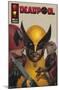 Marvel Deadpool & Wolverine - Homage Cover Wolverine Kisses-Trends International-Mounted Poster