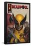 Marvel Deadpool & Wolverine - Homage Cover Wolverine Kisses-Trends International-Framed Poster