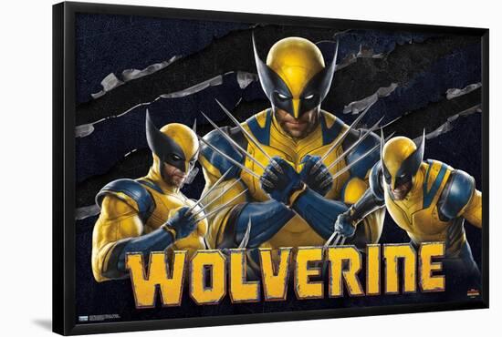 Marvel Deadpool & Wolverine - Wolverine-Trends International-Framed Poster