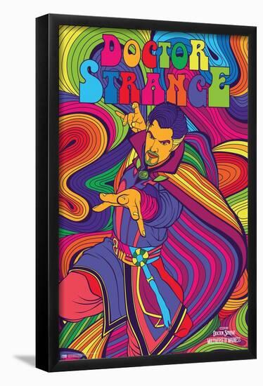 Marvel Doctor Strange in the Multiverse of Madness - Neon-Trends International-Framed Poster