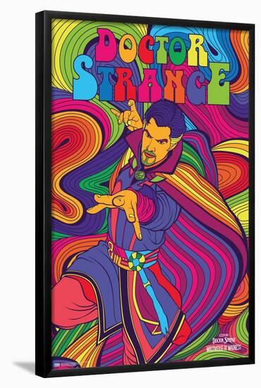 Marvel Doctor Strange in the Multiverse of Madness - Neon-Trends International-Framed Poster